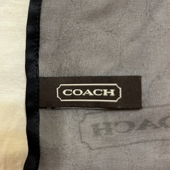 Coach Signature C Silk Scarf - Picture 5 of 9